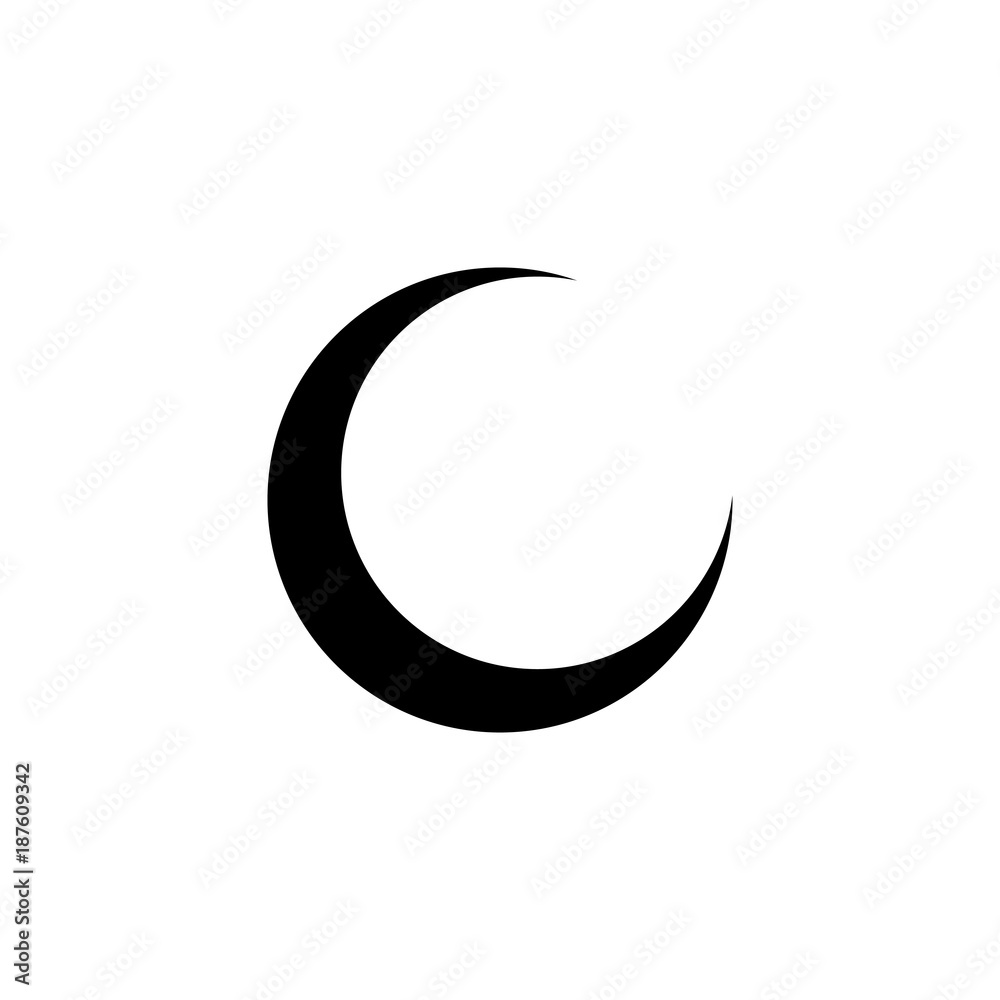 Moon phase vector icon Moon phase vector icon