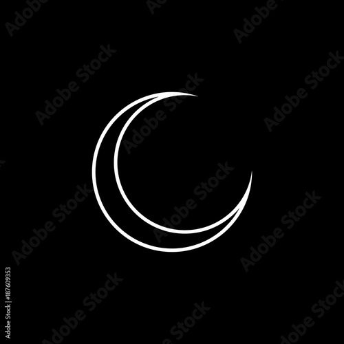 Moon phase vector icon