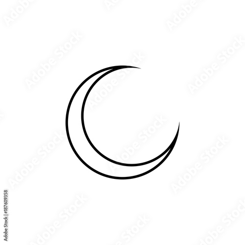 Moon phase vector icon