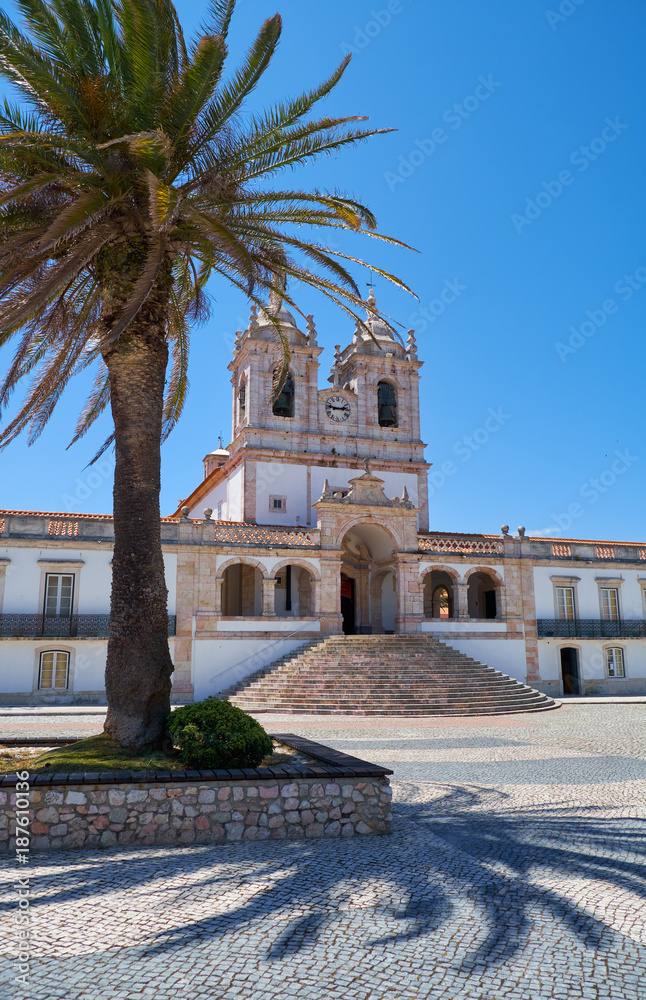 The church of Nossa Senhora da Nazare. Nazare. Portugal
