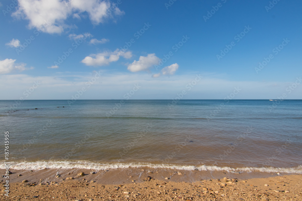 wave splashing on the sand beach at Koh Lanta Krabi Thailand wave splashing on the sand beach at Koh Lanta Krabi Thailand