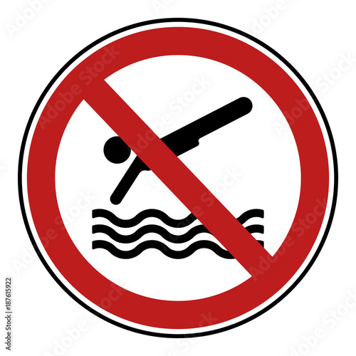 Verbotsschilder Icon - springen verboten