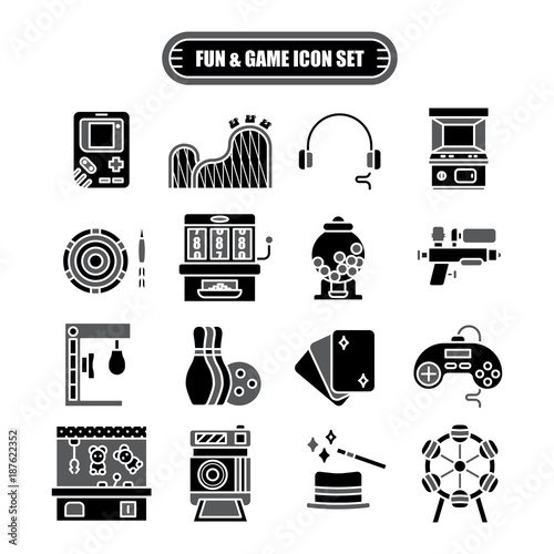 Fun and Game Icon Set