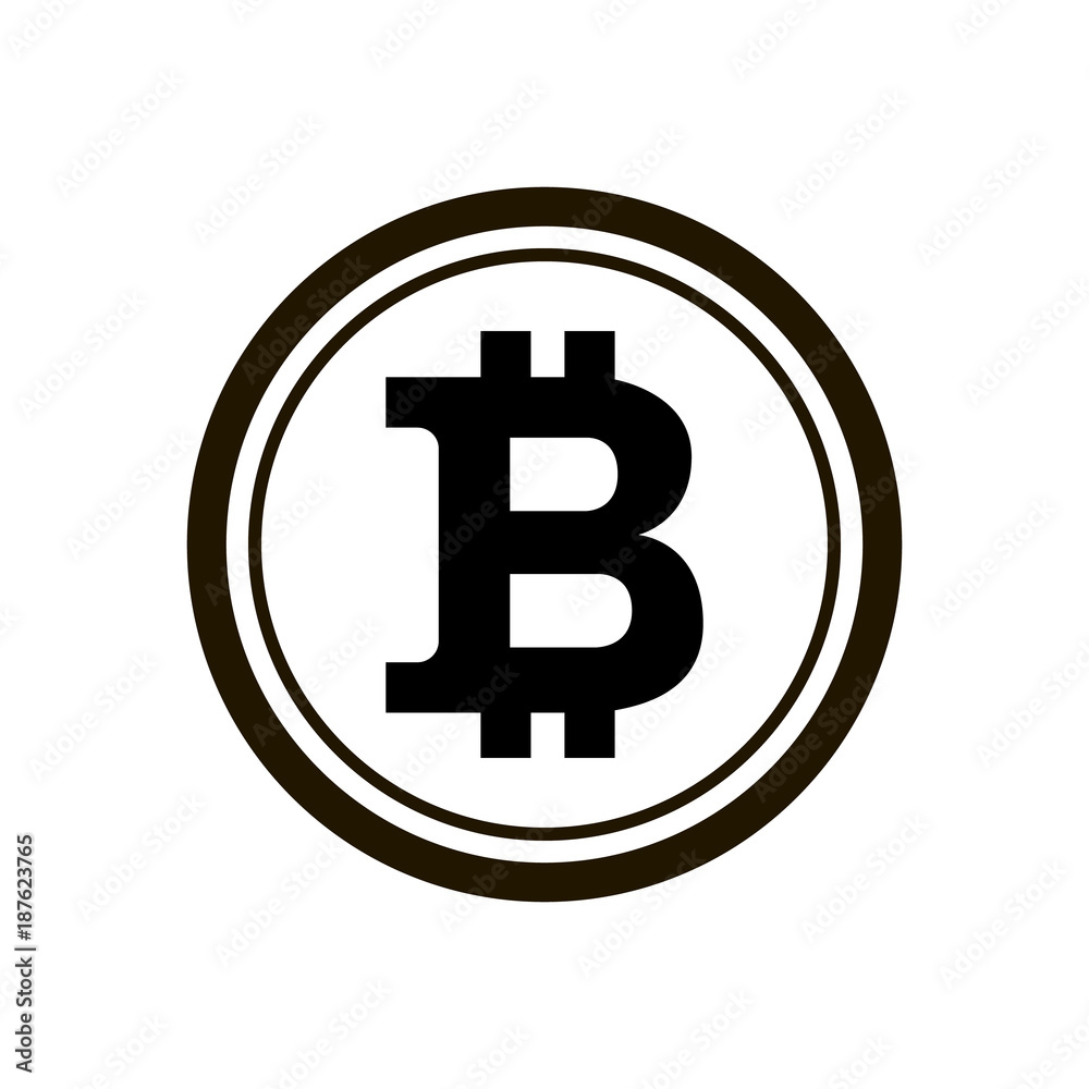 Bitcoin sign icon for internet money. Crypto currency symbol and coin image for using in web projects or mobile applications. Blockchain based secure cryptocurrency. Isolated vector illustration. Bitcoin sign icon for internet money. Crypto currency symbol and coin image for using in web projects or mobile applications. Blockchain based secure cryptocurrency. Isolated vector illustration.