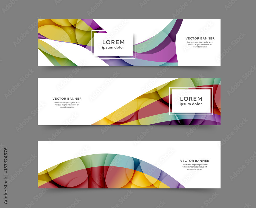 Obraz premium Web banner templates