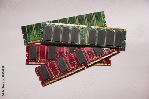 old DDR memory modules photo