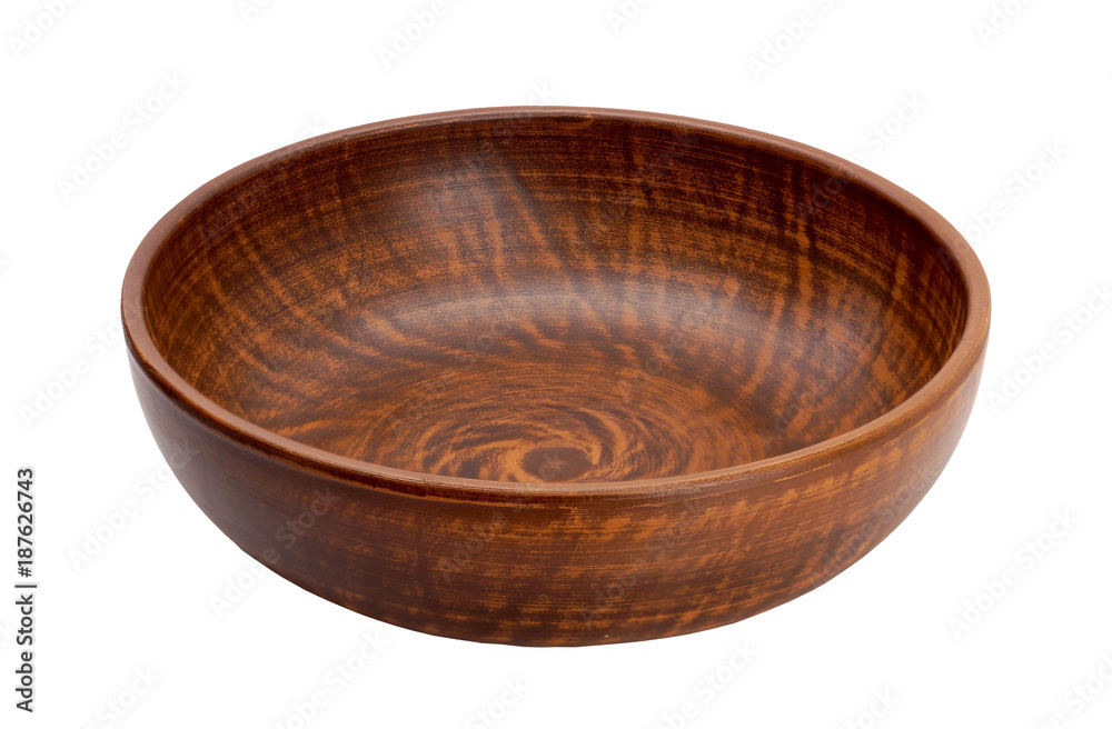 Ceramic plate isolated on a white background Ceramic plate isolated on a white background