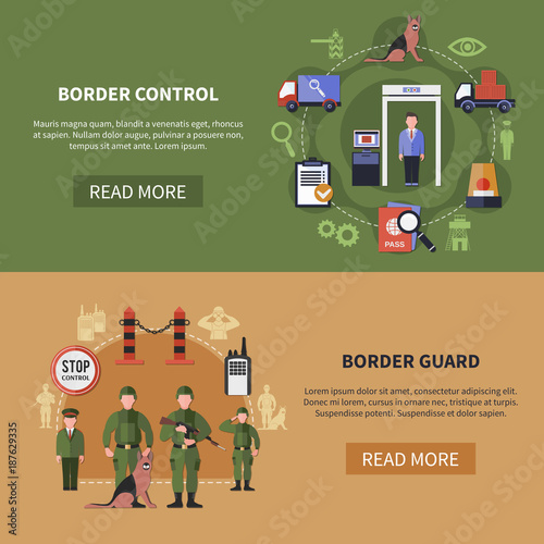 Border Guard Banners Set