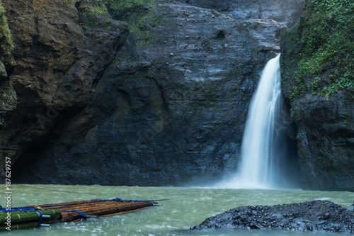 Beautiful Pagsanjan Waterfall In Laguna, Philippines At Summer