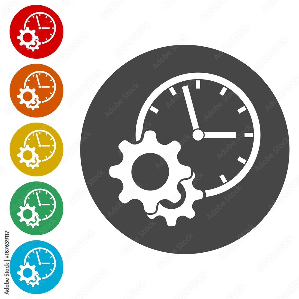 Time management icon for startup business, Time Management icon Time management icon for startup business, Time Management icon