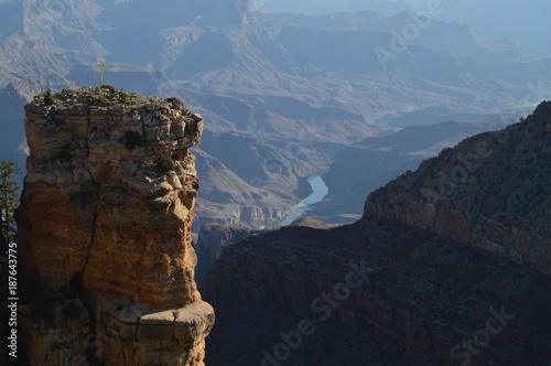 Grand Canyon Of The Colorado River. Geological formations. June 23, 2017. Grand Canyon, Arizona, USA. EEUU. © Raul H