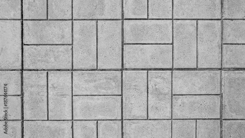 Wallpaper Mural patterned paving tiles, old cement brick floor background Torontodigital.ca