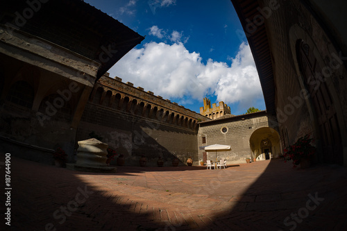 Aia sul cortile del Castello photo