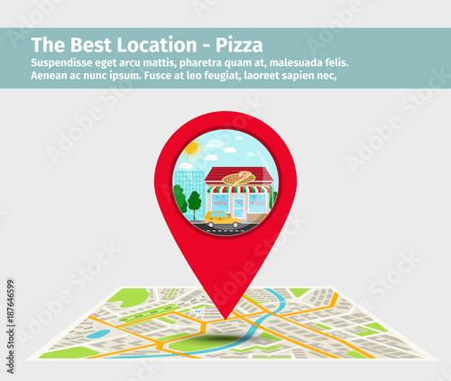 Best pizza point on map