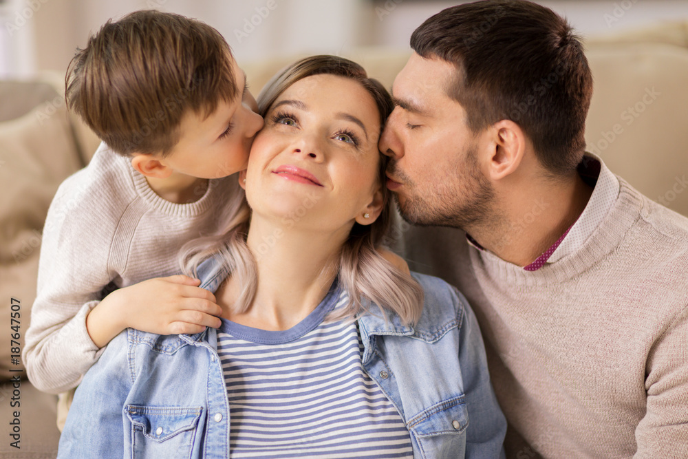 happy family portrait at home happy family portrait at home