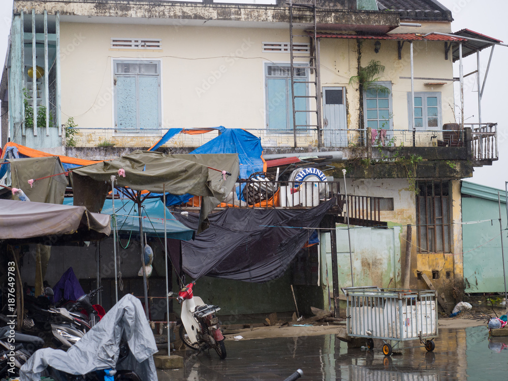 Naklejka premium Buildings In Hoi An