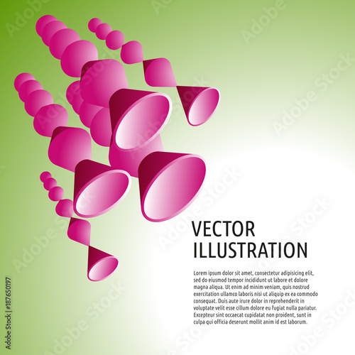 Vector abstract background of geometric shapes