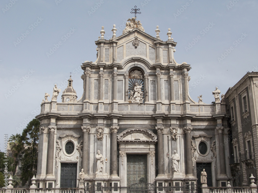 Fototapeta premium Catania, 'Sant Agata' cathedral