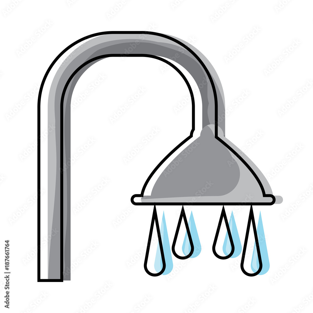 shower faucet icon Stock Vector | Adobe Stock