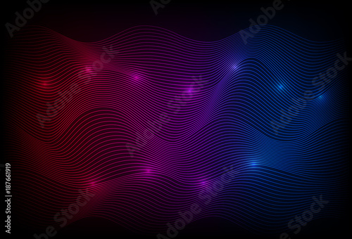 Neon glow light effect background01