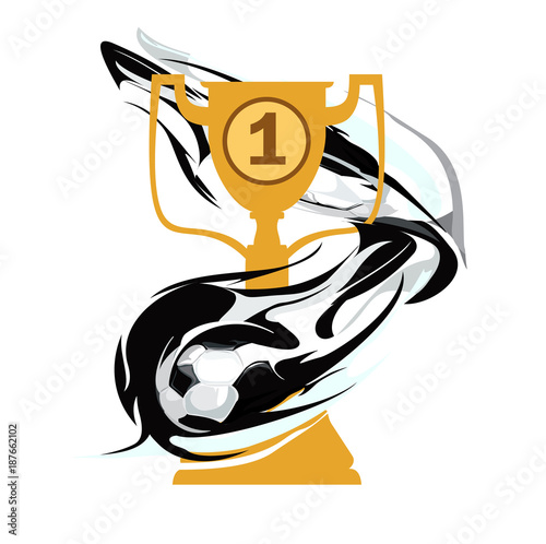 First place soccer champion's cup