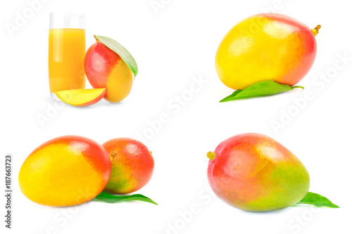 Set of red mango