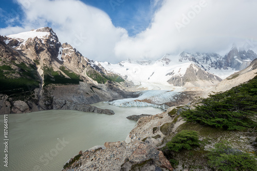 Glacier in national park los glaciares Patagonia Argrntina
 photo