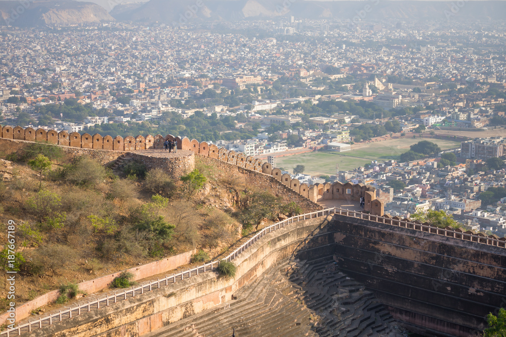 Jaipur city view from Nahargarh Fort