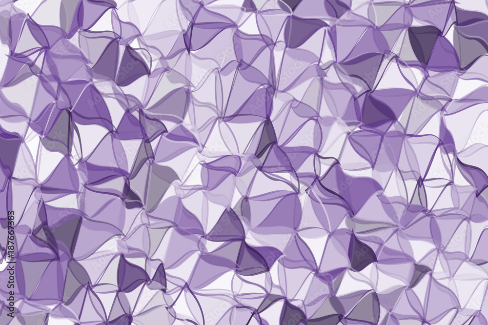 Ultra violet polygonal abstract background. Low poly crystal pattern. Design with triangle shapes. 