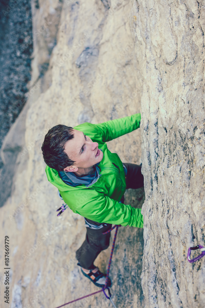 The man on the rock.