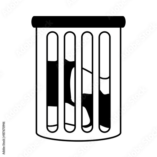 bucket with clothes design