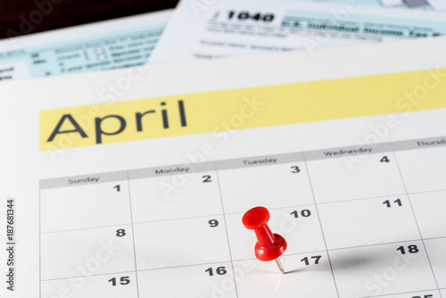 Tax day for 2017 returns is April 17, 2018