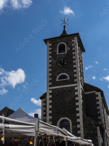 The Moot Hall in the centre of Keswick Market the heart of the northern Lake District in England
