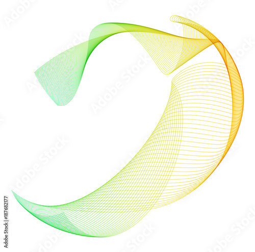 Wave Design element many parallel lines wavy form17