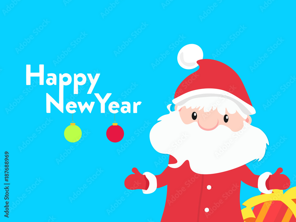 Cute greeting Happy New Year Cute greeting Happy New Year