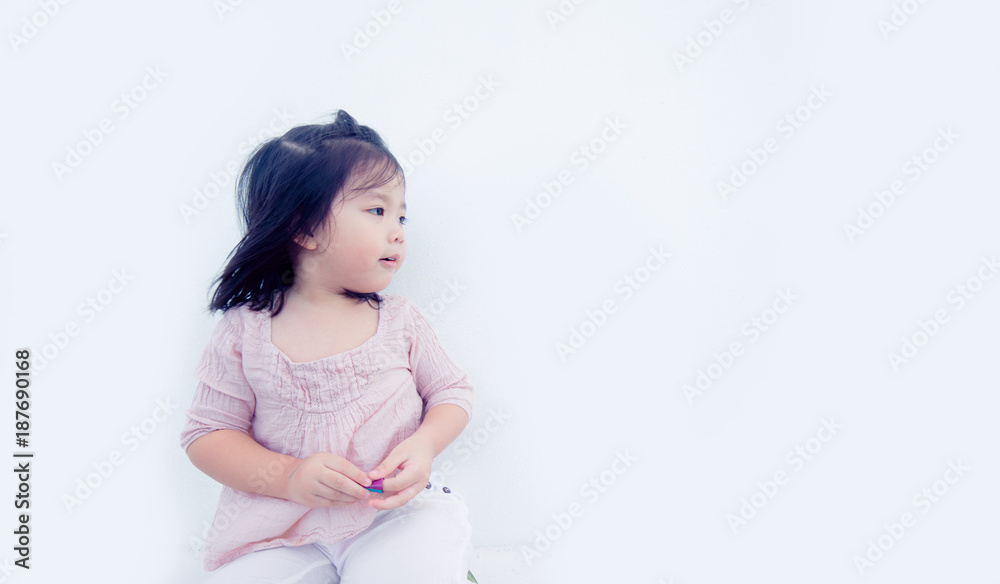 Happy asian girl sitting on seat in ferry ship to samui island Thailand.Travel and Transportation concept. Happy asian girl sitting on seat in ferry ship to samui island Thailand.Travel and Transportation concept.