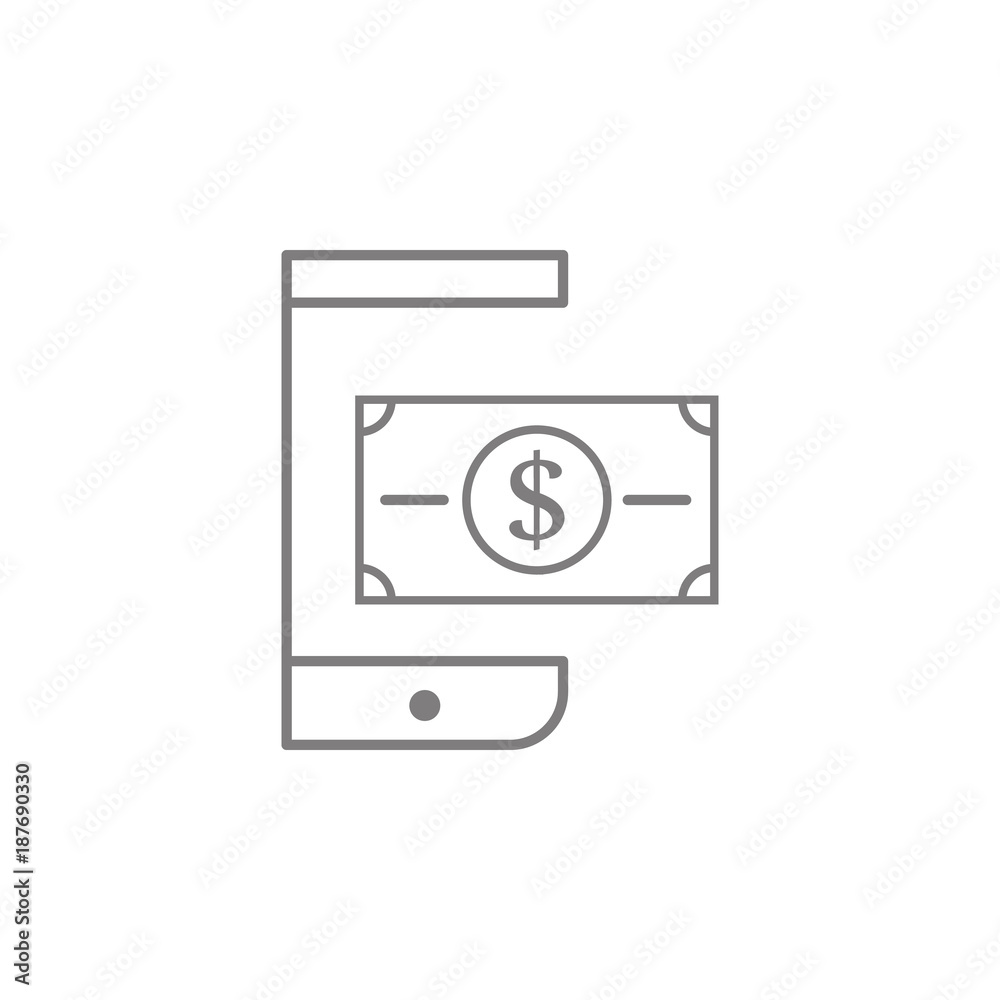 mobile wallet icon. Web element. Premium quality graphic design. Signs symbols collection, simple icon for websites, web design, mobile app, info graphics mobile wallet icon. Web element. Premium quality graphic design. Signs symbols collection, simple icon for websites, web design, mobile app, info graphics