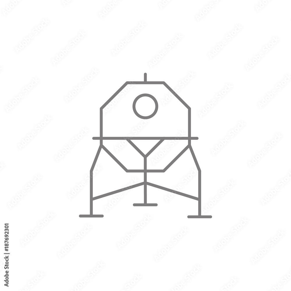 space station icon. Web element. Premium quality graphic design. Signs symbols collection, simple icon for websites, web design, mobile app, info graphics