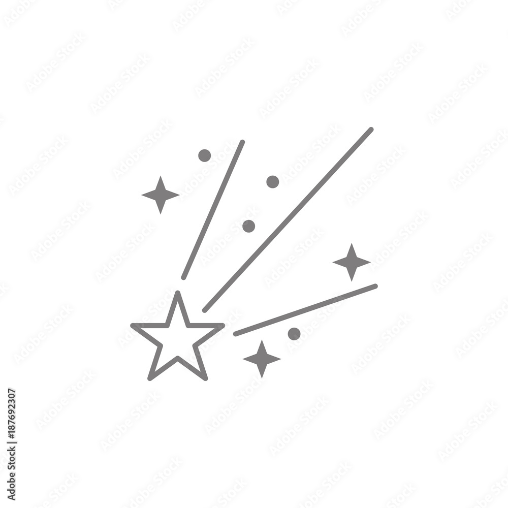 starfall icon. Web element. Premium quality graphic design. Signs