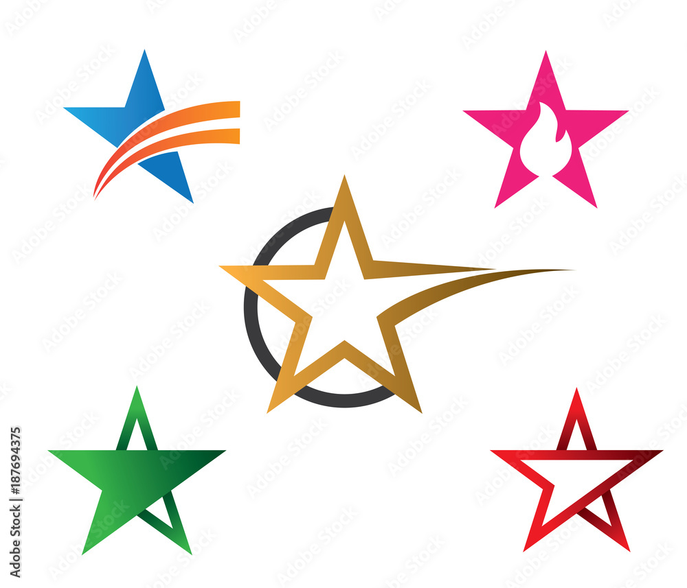 dynamic technology star vector logo dynamic technology star vector logo