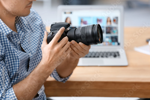 Young professional photogra...