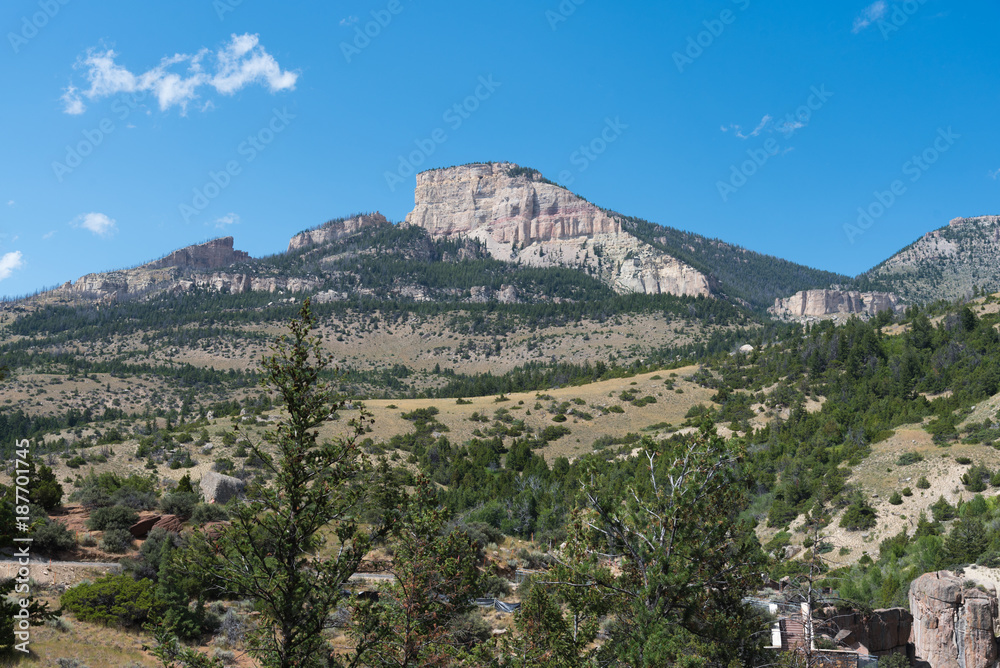 Fototapeta premium Mountain, Canyon and River