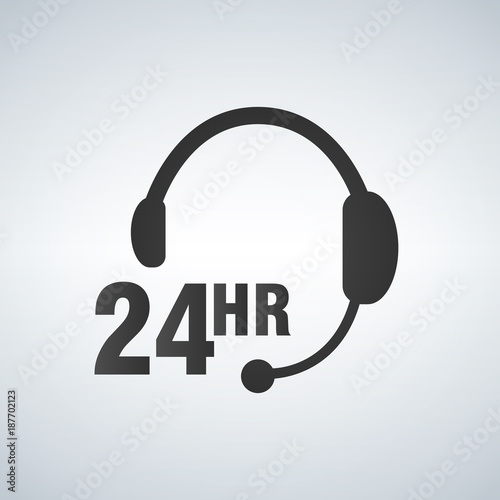 Call center, 24 hours a day...
