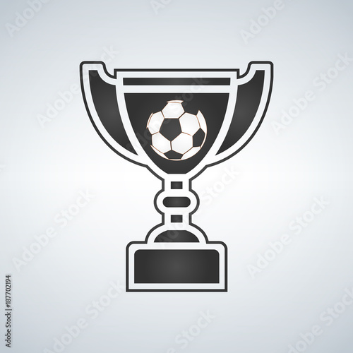 Soccer Trophy cup, award, v...