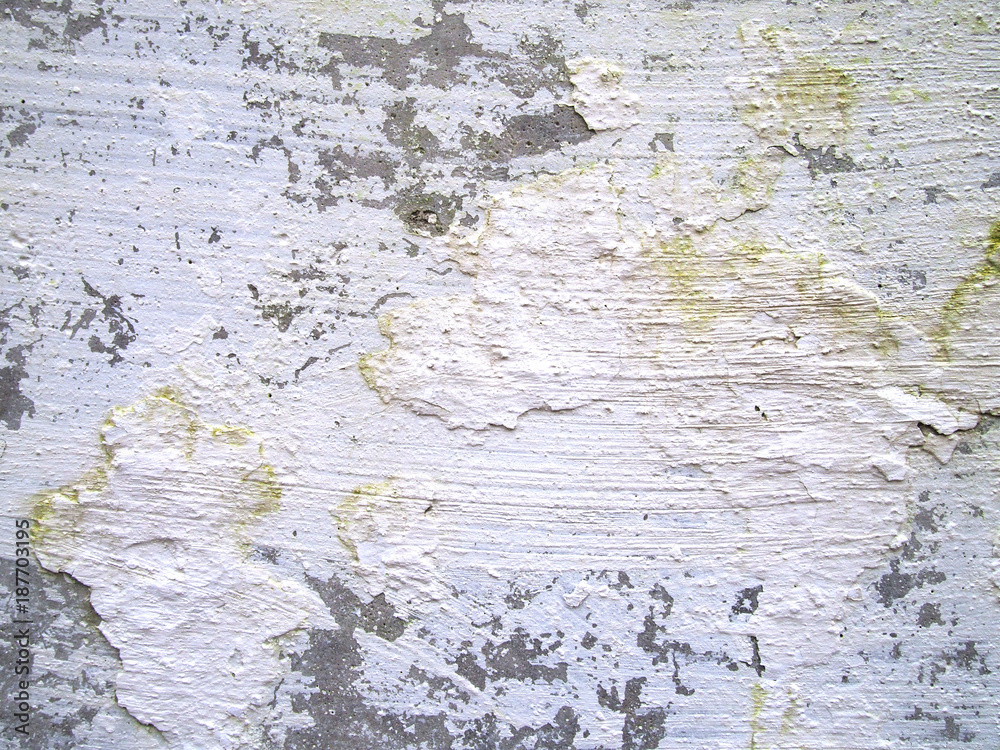 Fototapeta premium Texture of old white walls