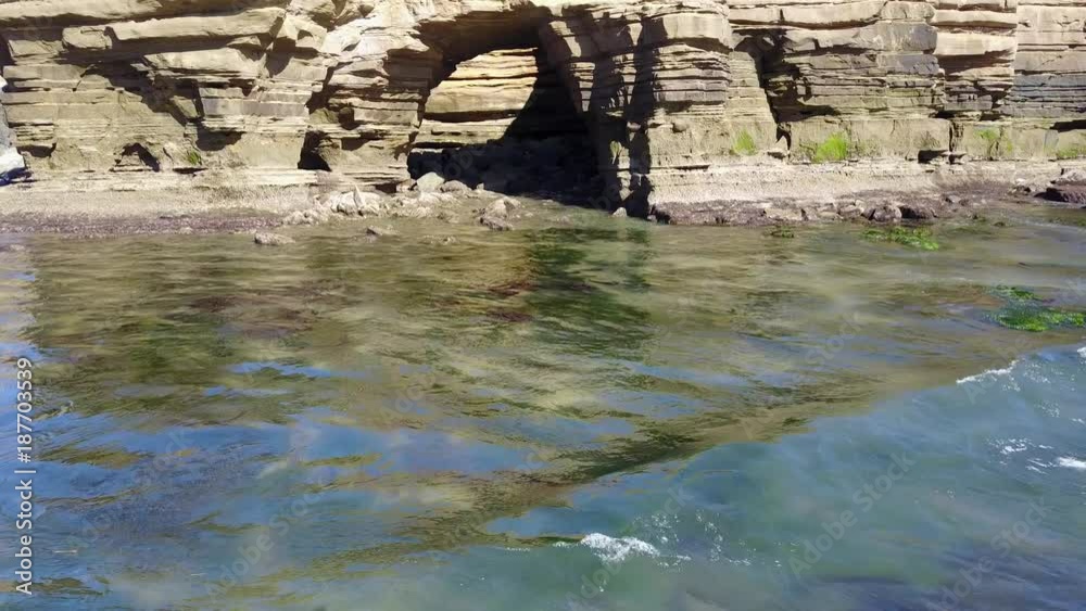 San Diego - Sunset Cliffs - Drone Video Arial Video of Natural cliffs overlooking the Pacific Ocean offer views of the coast & the occasional cliff diver. San Diego - Sunset Cliffs - Drone Video Arial Video of Natural cliffs overlooking the Pacific Ocean offer views of the coast & the occasional cliff diver.