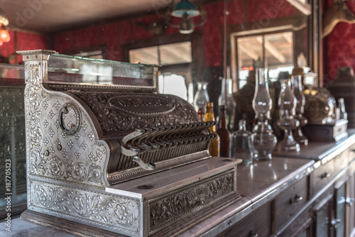 Antique vintage cash register