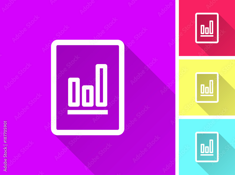 Business report - vector icon. Business report - vector icon.