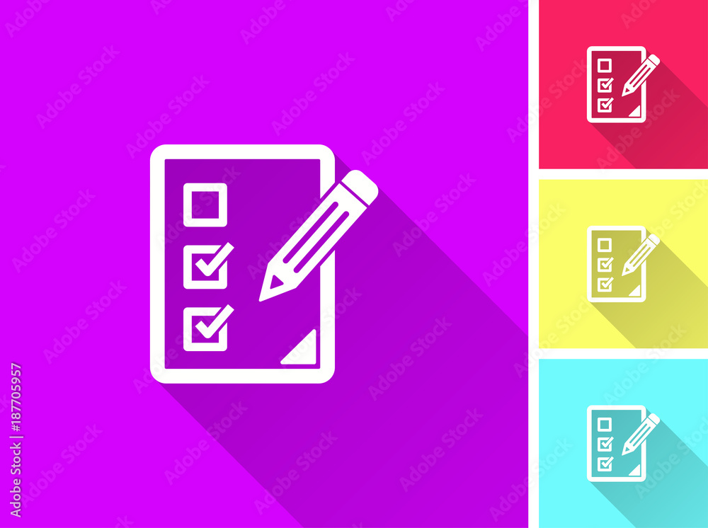 Clipboard pencil - vector icon. Clipboard pencil - vector icon.