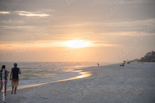 Sunset on the beach in Destin-Fort Walton Beach, Florida
